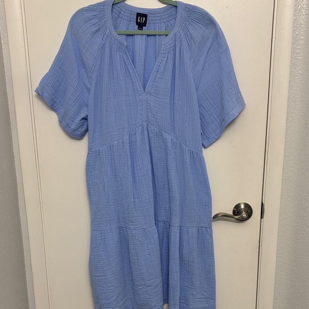 GAP Women's Light Blue Tunic Dress